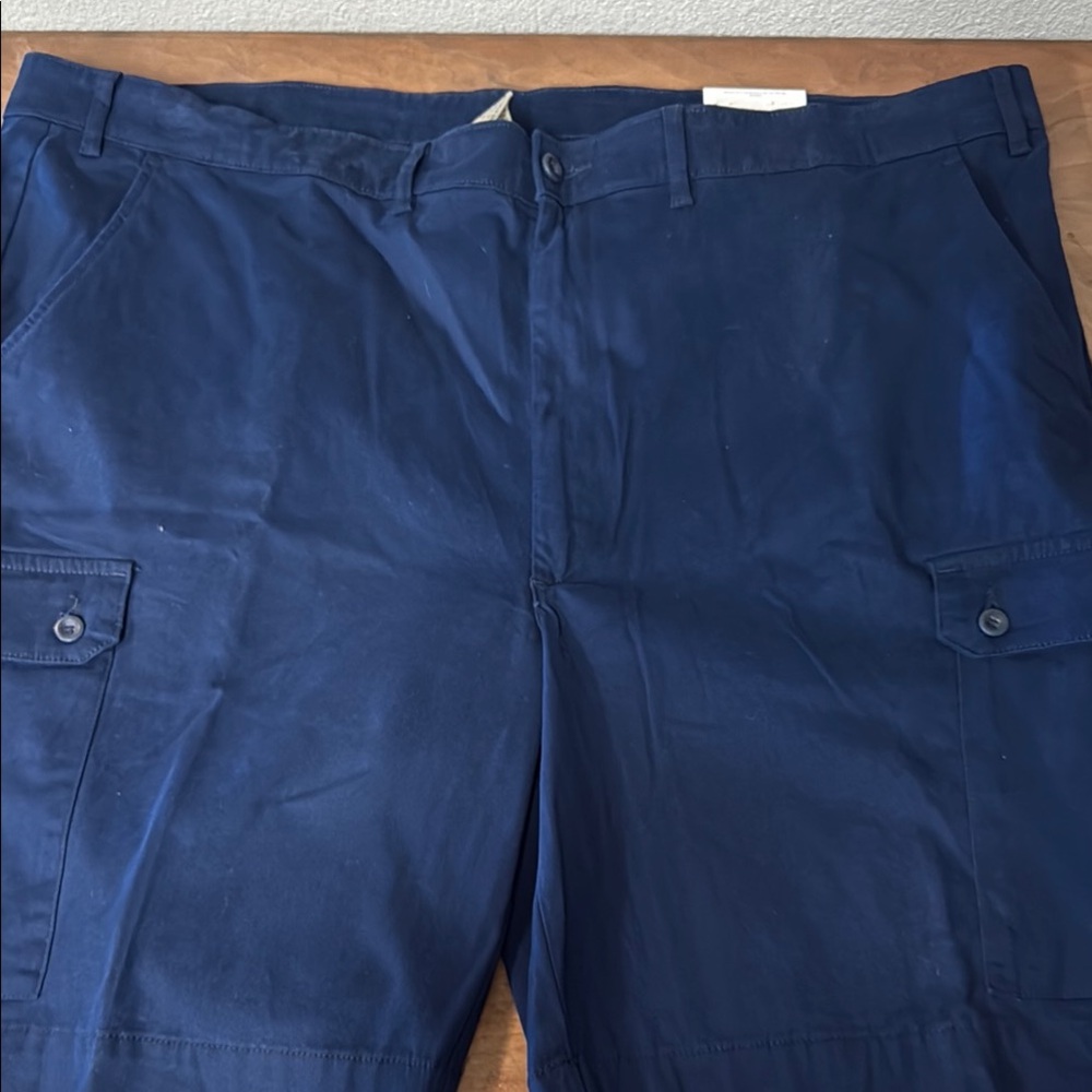 Men's Blue Cargo Shorts
